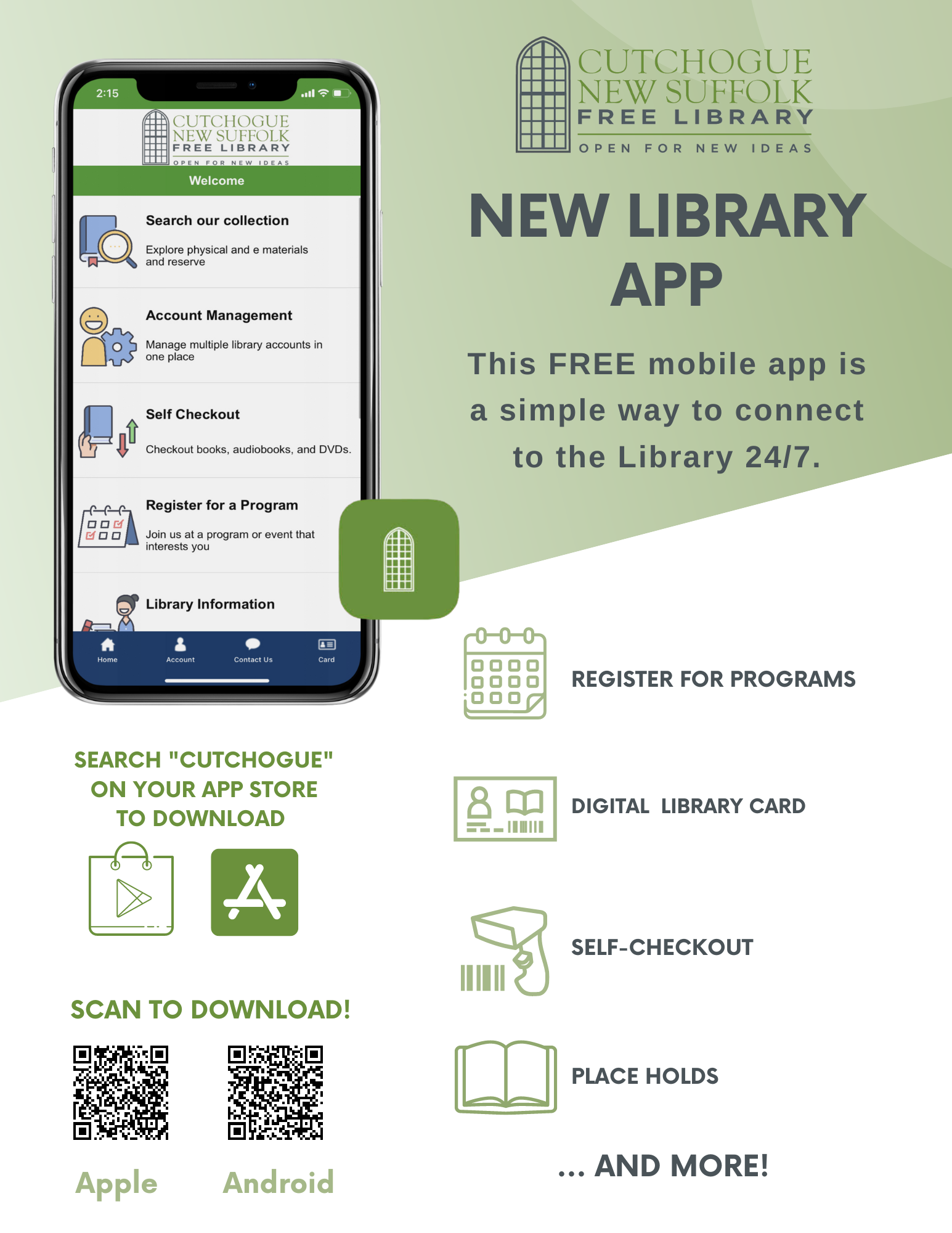 Library App Cutchoguelibrary